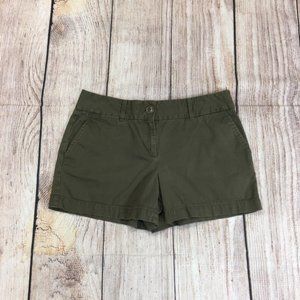 LOFT Olive Green Chino Shorts